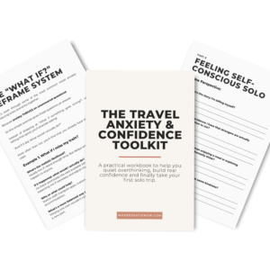 The Solo Travel Anxiety & Confidence Workbook